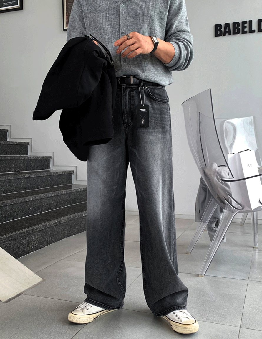 [LOOK DEN] 507 刷毛细节 宽松款 牛仔裤